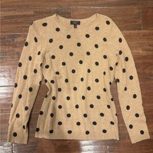 Charter Club Cashmere Polka Dot Sweater